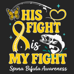 Spina Bifida Awareness Front & Back Print on a Port & Co. ® - Core Cotton Tee Design