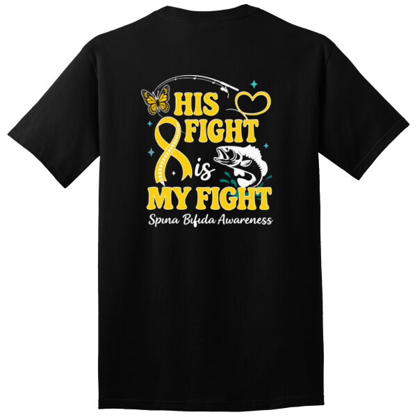 Spina Bifida Awareness Front & Back Print on a Port & Co. ® - Core Cotton Tee Thumbnail